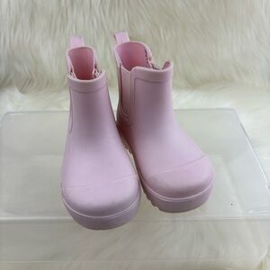 BearPaw Pink Rain & Snow Boots Slip-On Waterproof SIZE 4 kids
